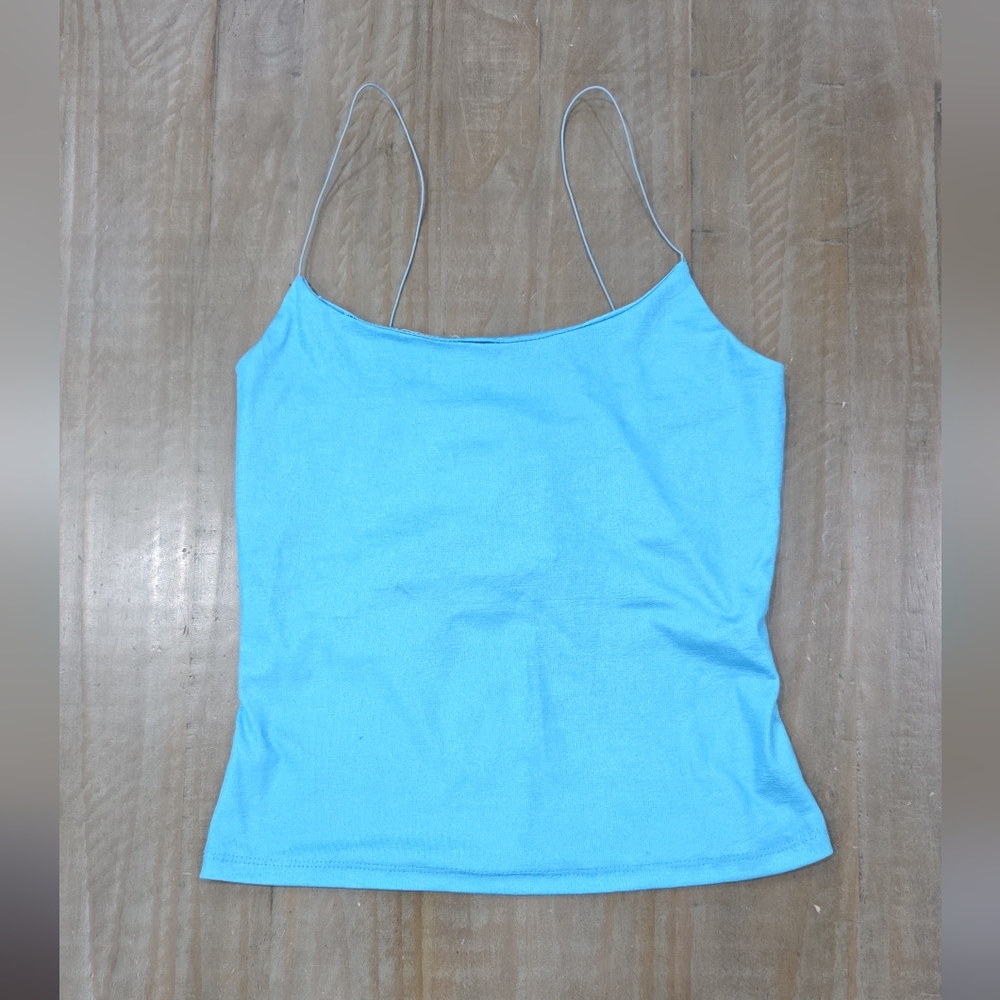 Nichr Womens Blue Spaghetti Strap Top #E2509-0110